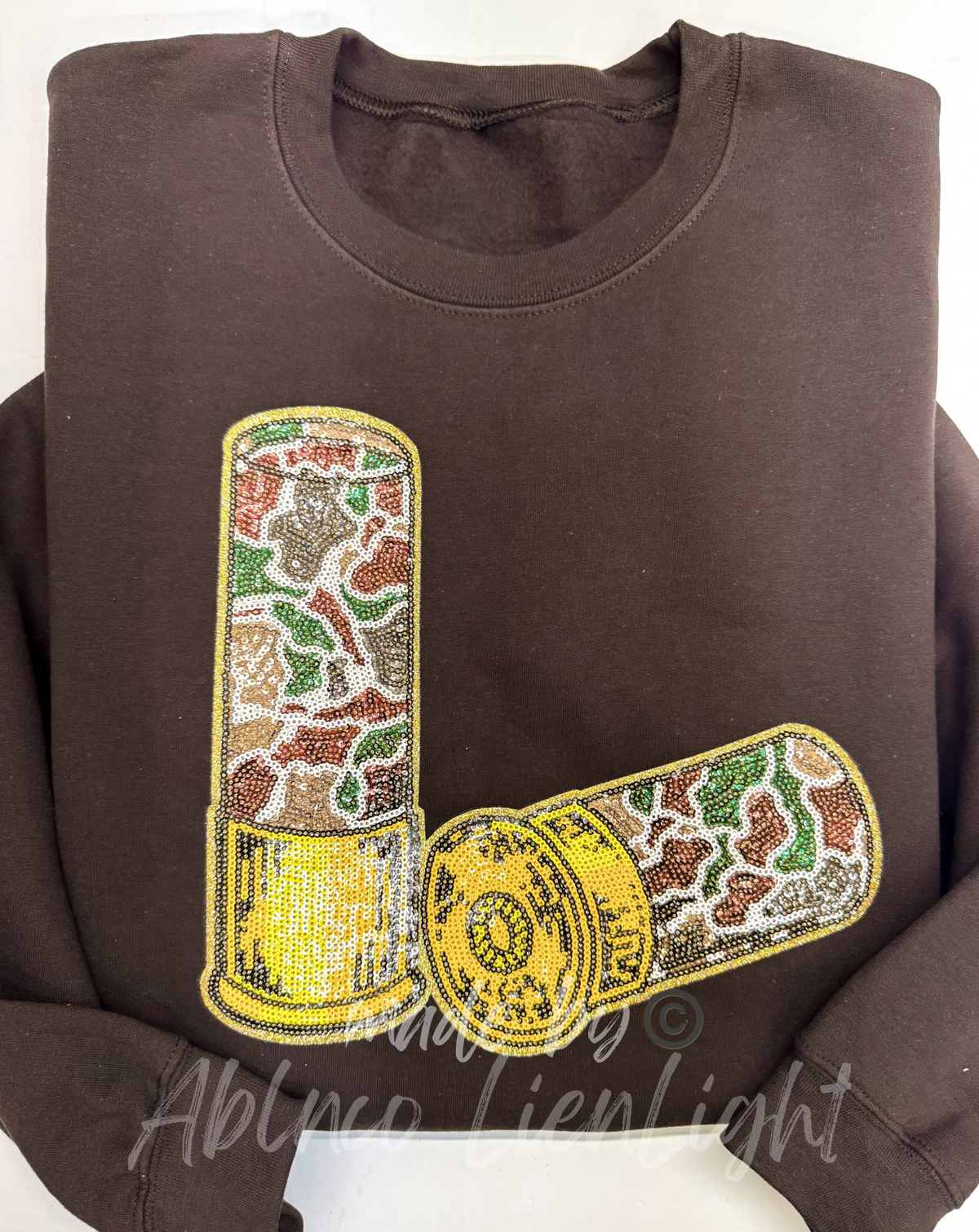 Sequin Camo ShotGun Shells Sweatshirt